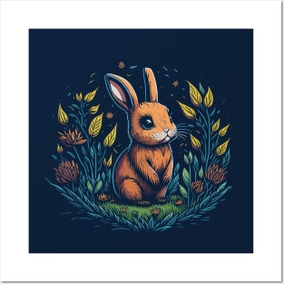 Cute Bunny Posters and Art